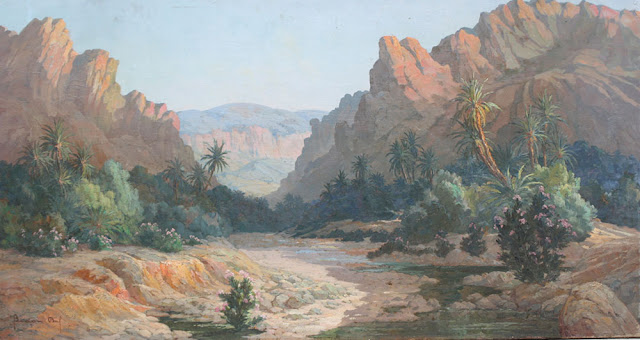 L’oasis dans la vallée, Afrique du Nord (El Kantara) - Daniel Bidon