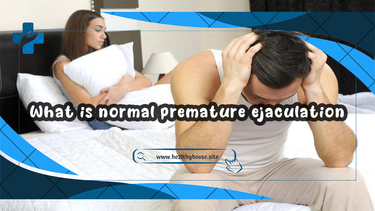 normal premature ejaculation