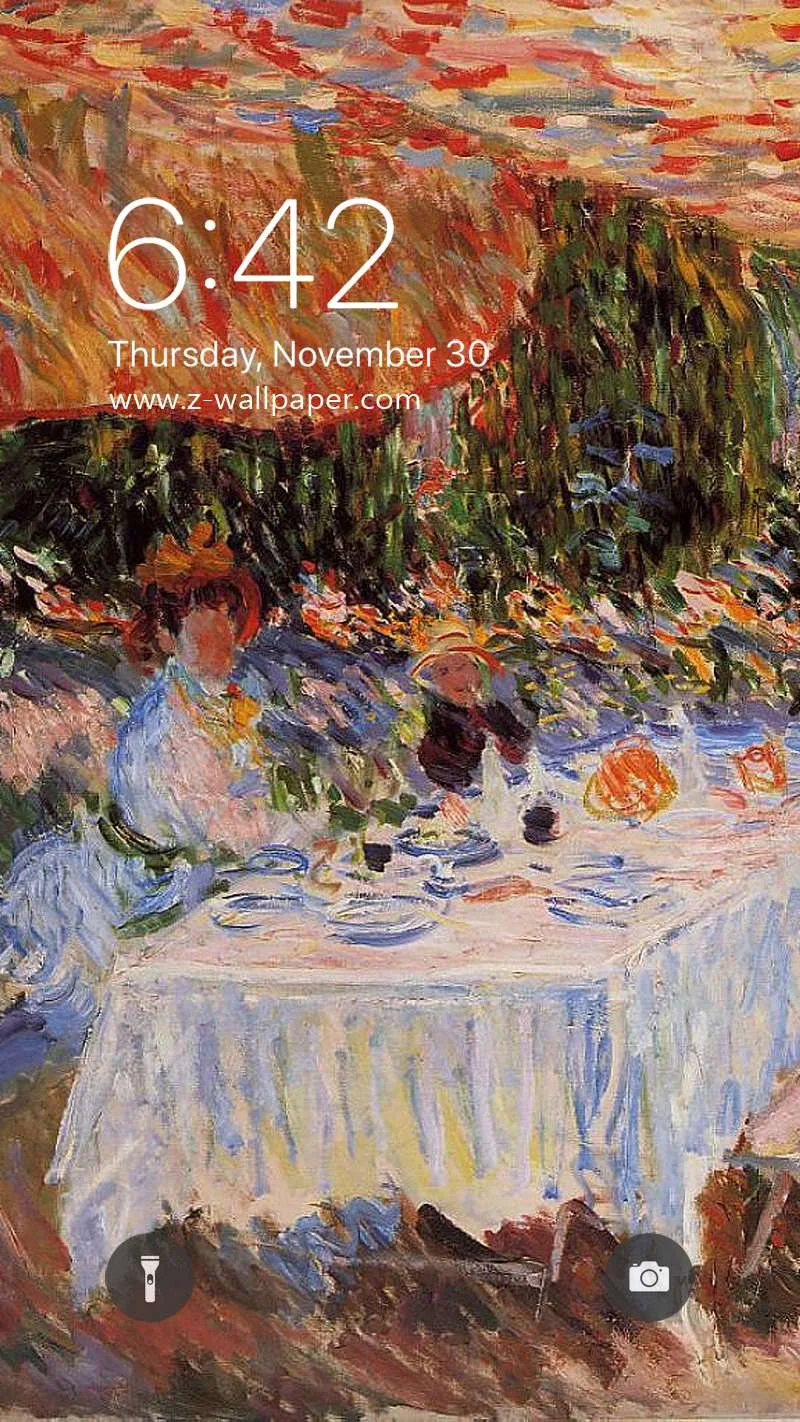 Z-Wallpaper | Claude Monet Painting Art Mobile Phone Wallpapers