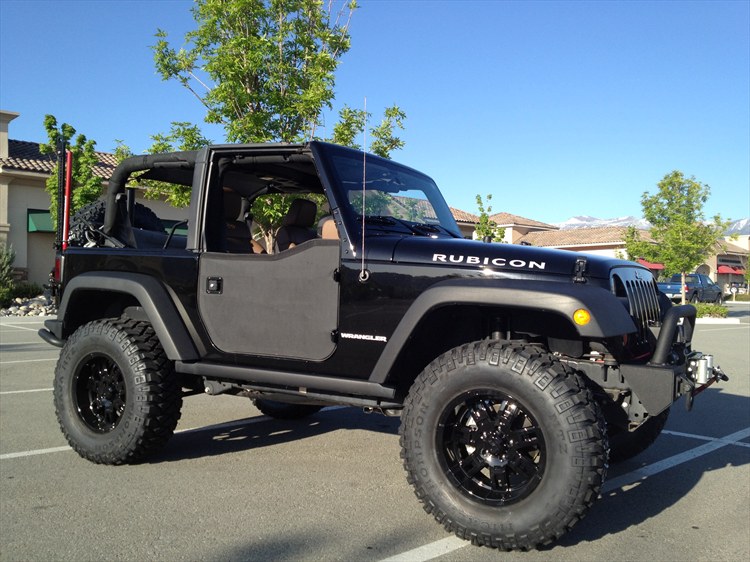 Jeep Wrangler Unlimited Lifted Orange