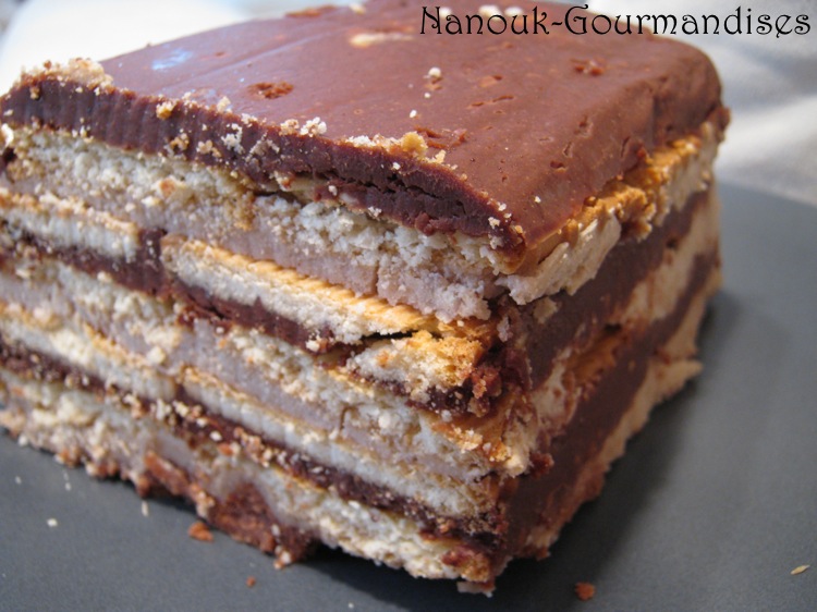 Gourmandises Gateau Chocolat Petits Beurre Marrons
