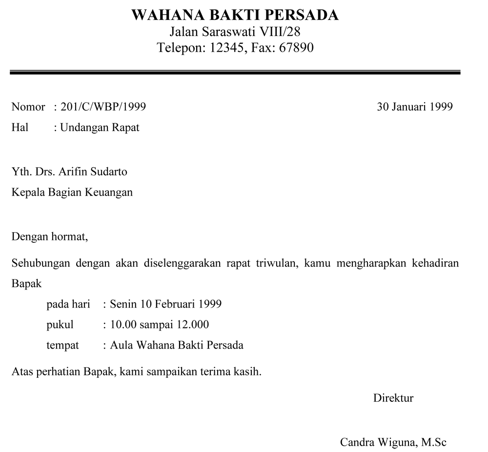  Pernahkah Anda mendapat surat permintaan yang resmi yang dikirimkan dari forum atau in Contoh Surat Undangan Resmi yang Baik dan Benar