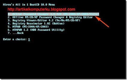 Cara hack (bobol) password administrator (admin) Windows XP_hirens04b