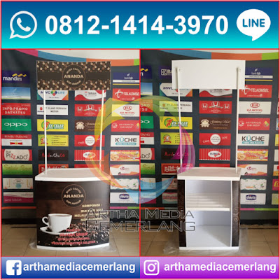 Event Desk Knock Down, Event Desk Pvc, Jual Booth, Jual Booth Portable, Meja Booth Promosi, Meja Pameran, Meja Portable, Meja Promosi Polos, Produsen Meja Promosi,