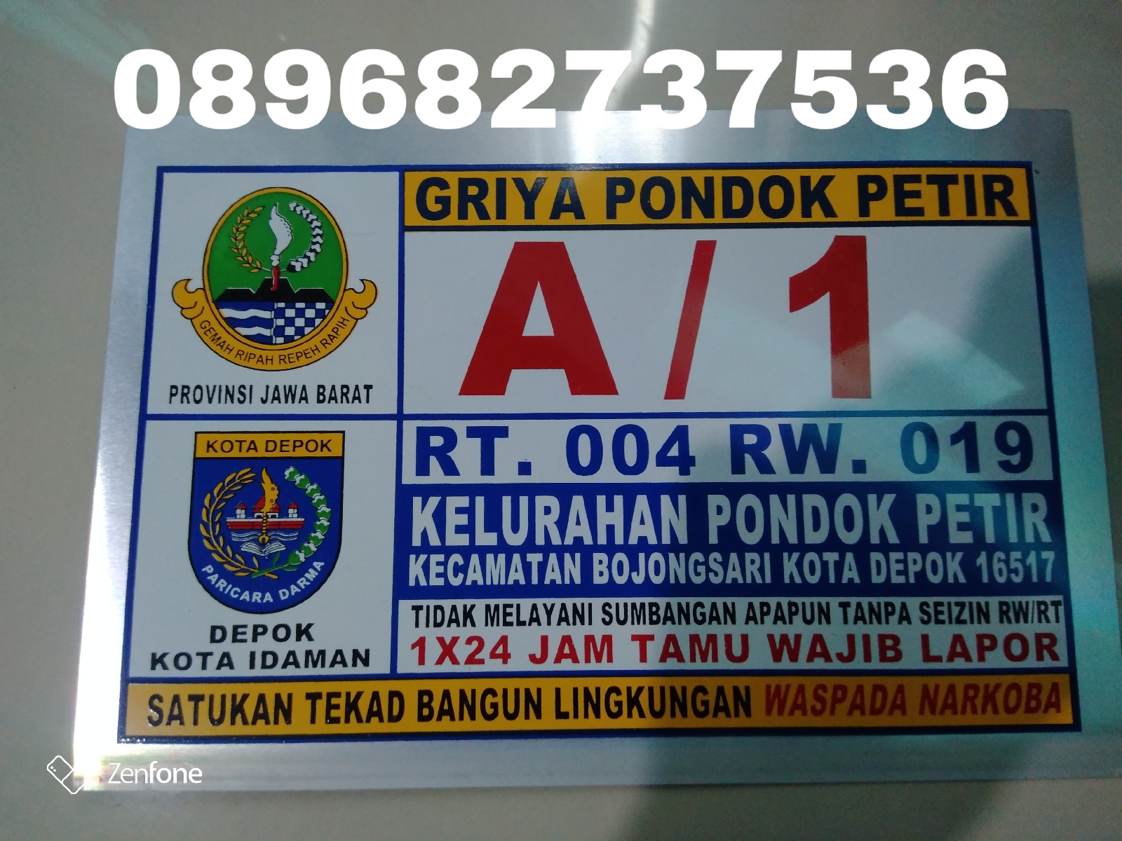 Plat Nomor Rumah