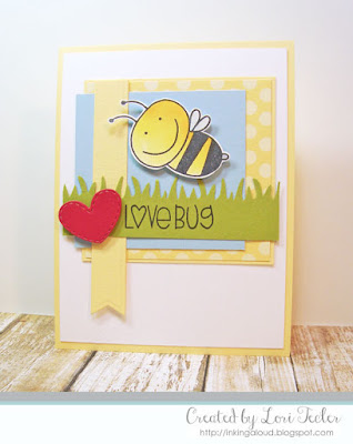 Lovebug card-designed by Lori Tecler/Inking Aloud-stamps from Paper Smooches