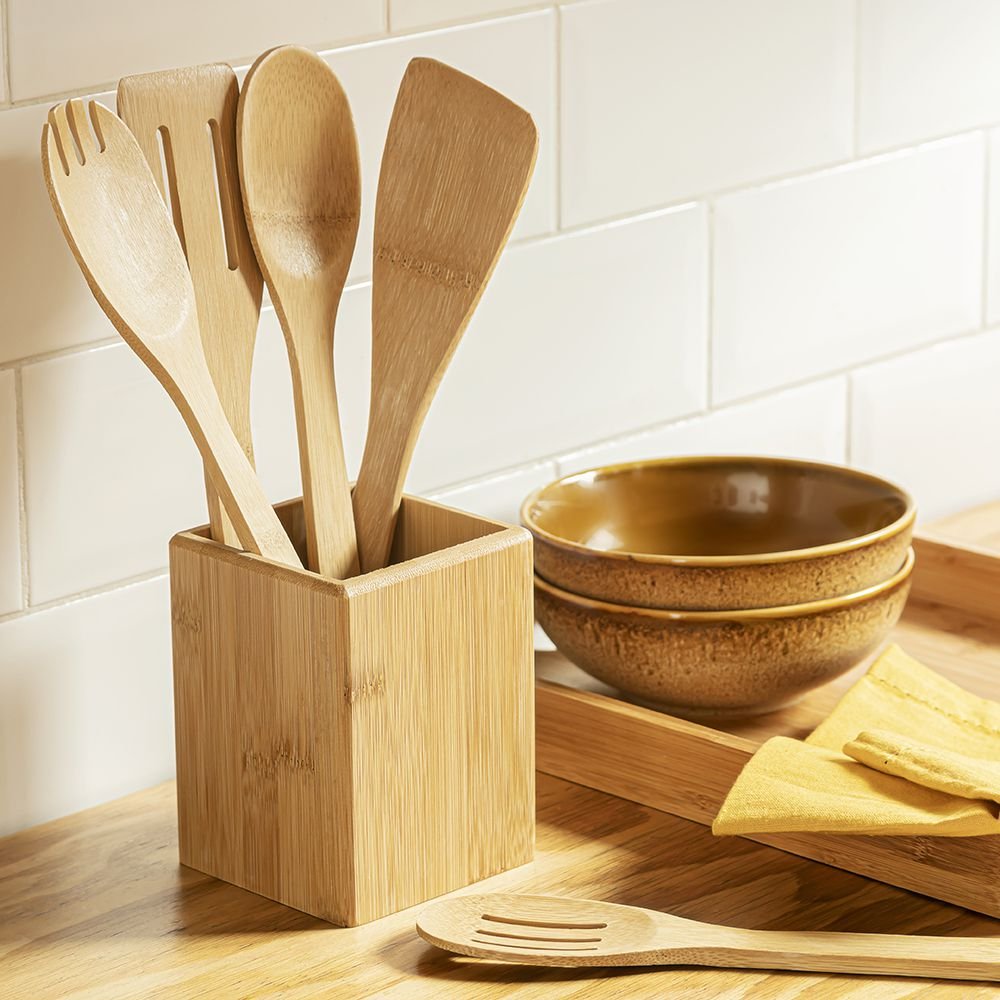 Como usar itens de bambu na decoração da cozinha?