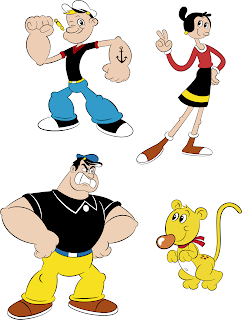 vetor novo Popeye illustrator gratis