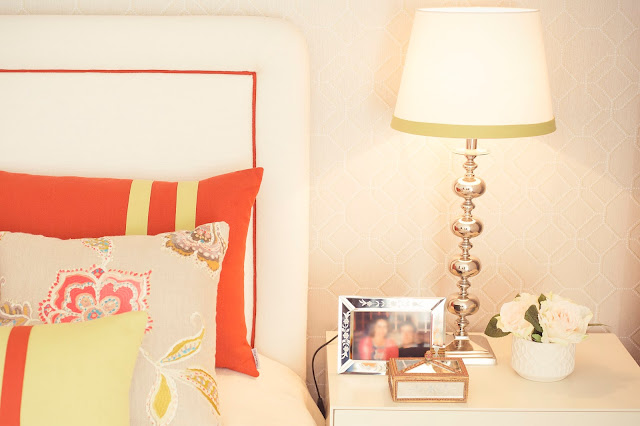 soft and colorful bedroom @perfect home interiors