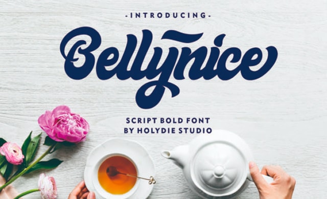 Bellynice free font