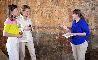 Queen Mathilde and Princess Elisabeth of Belgium working visit to Egypt1