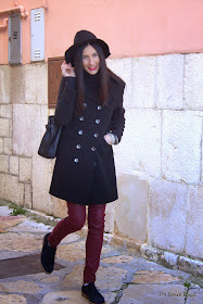 themorasmoothie, fashionblog, fashionblogger, fashion, outfit, look, outfitoftheday, lookoftheday, marsala, ska, skashoes, girl, me, model, fashionista, fashionable, instafashion, shopping, shopping on line, camaieu, shoes, pant, bag, coat, hat, primark