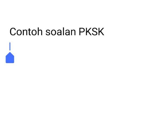 contoh soalan PKSK