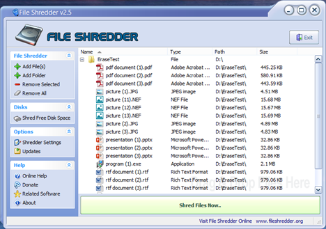Menghapus File Secara Permanen Dengan File Shredder