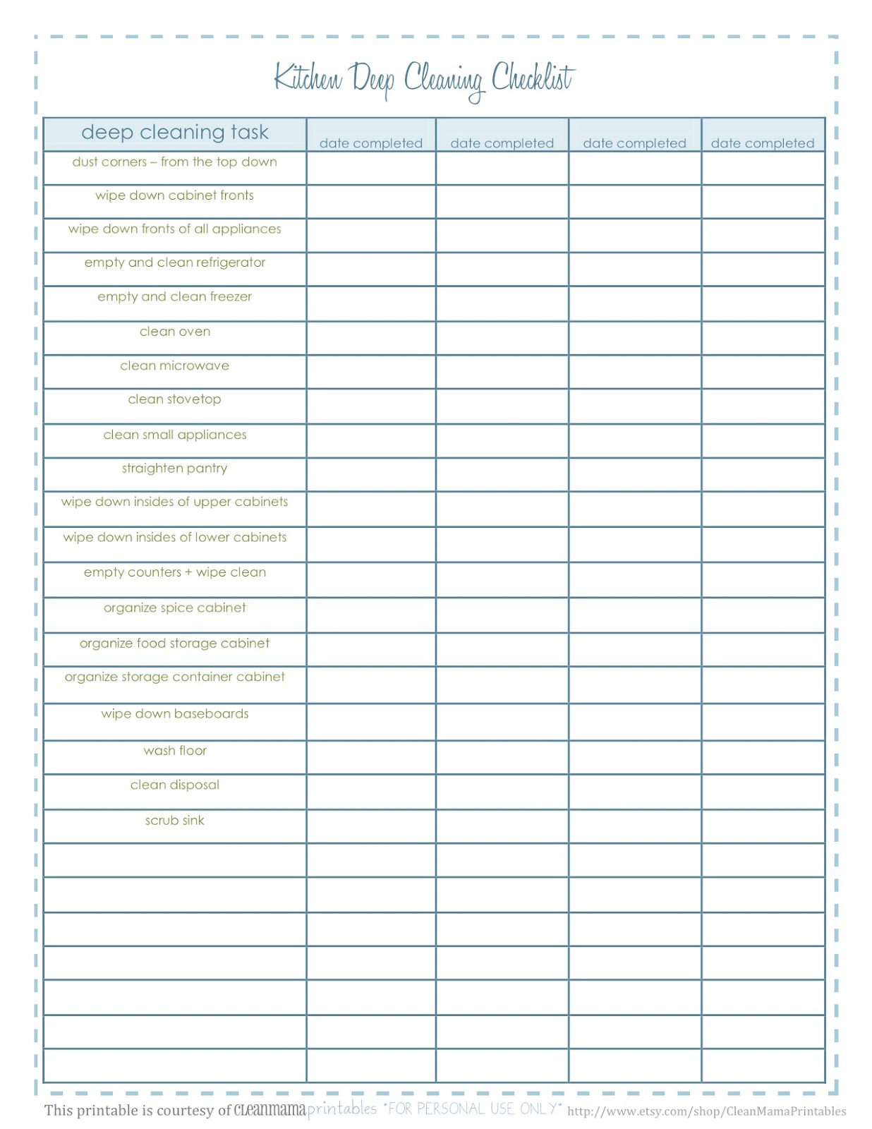 House Keepers Checklist Food And Beverage Buffet Service Guidelines