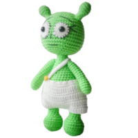 alien amigurumi