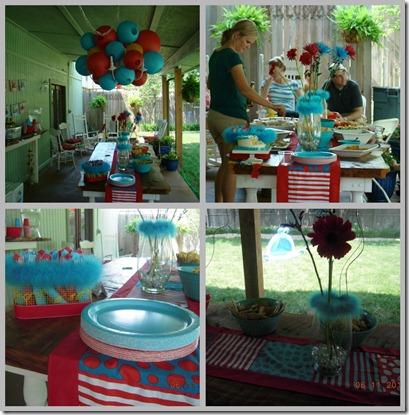 Food Table Collage
