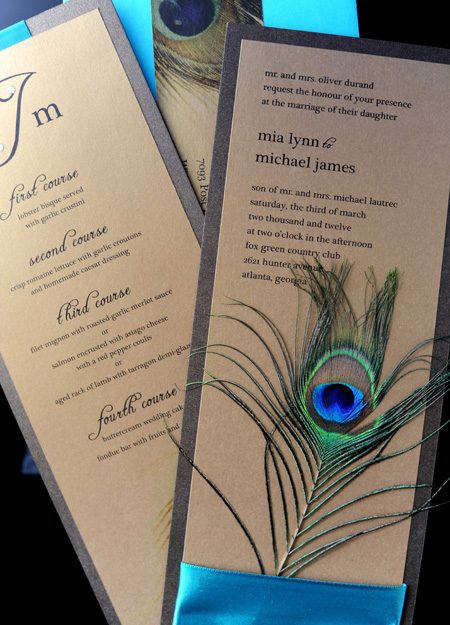 A Peacock Feather Wedding Theme
