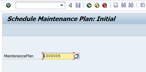 Maintenance Plant Scheduling