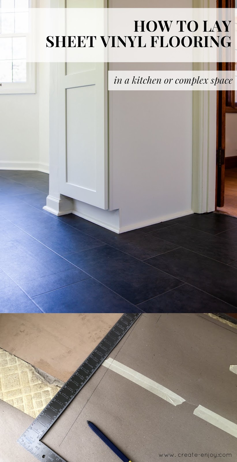 How To Lay Sheet Vinyl Flooring In A Complex