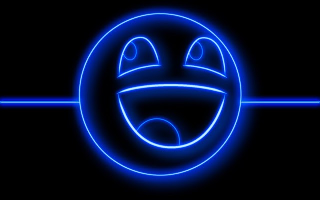 Neon Wallpapers for Android - Neon Smile Wallpaper