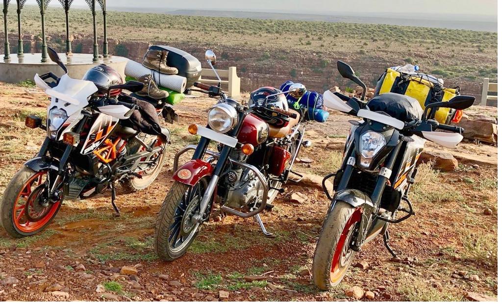 Our bikes in Gandikota