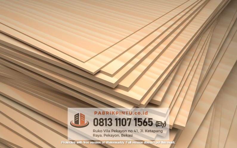 Jual Pintu  Triplek Plywood 1 Bandung Pabrik Pintu 