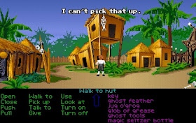 El poblado de los caníbales en Monkey Island