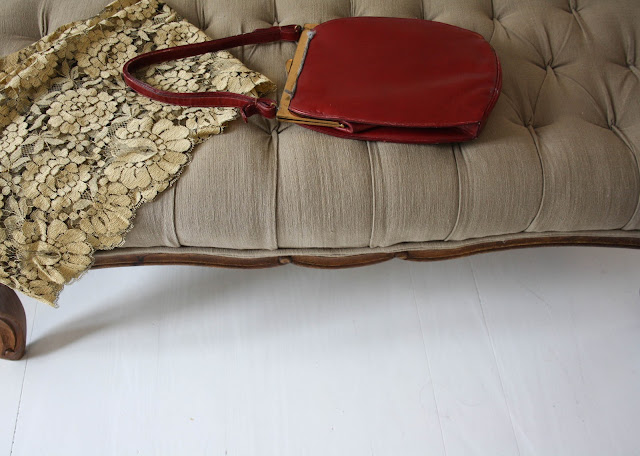 Sac bordeaux vintage