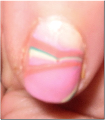 Tie Dye Nail 1