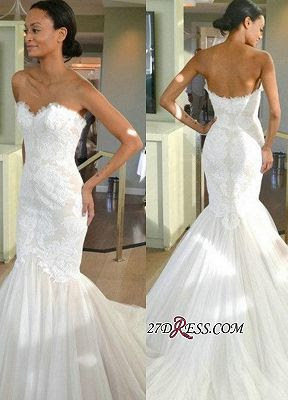 https://www.27dress.co.uk/strapless-sleeves-sexy-mermaid-lace-sweep-train-tulle-wedding-dress-g106537?cate_1=1?utm_source=blog&utm_medium=snoopyellie&utm_campaign=post&source=snoopyellie