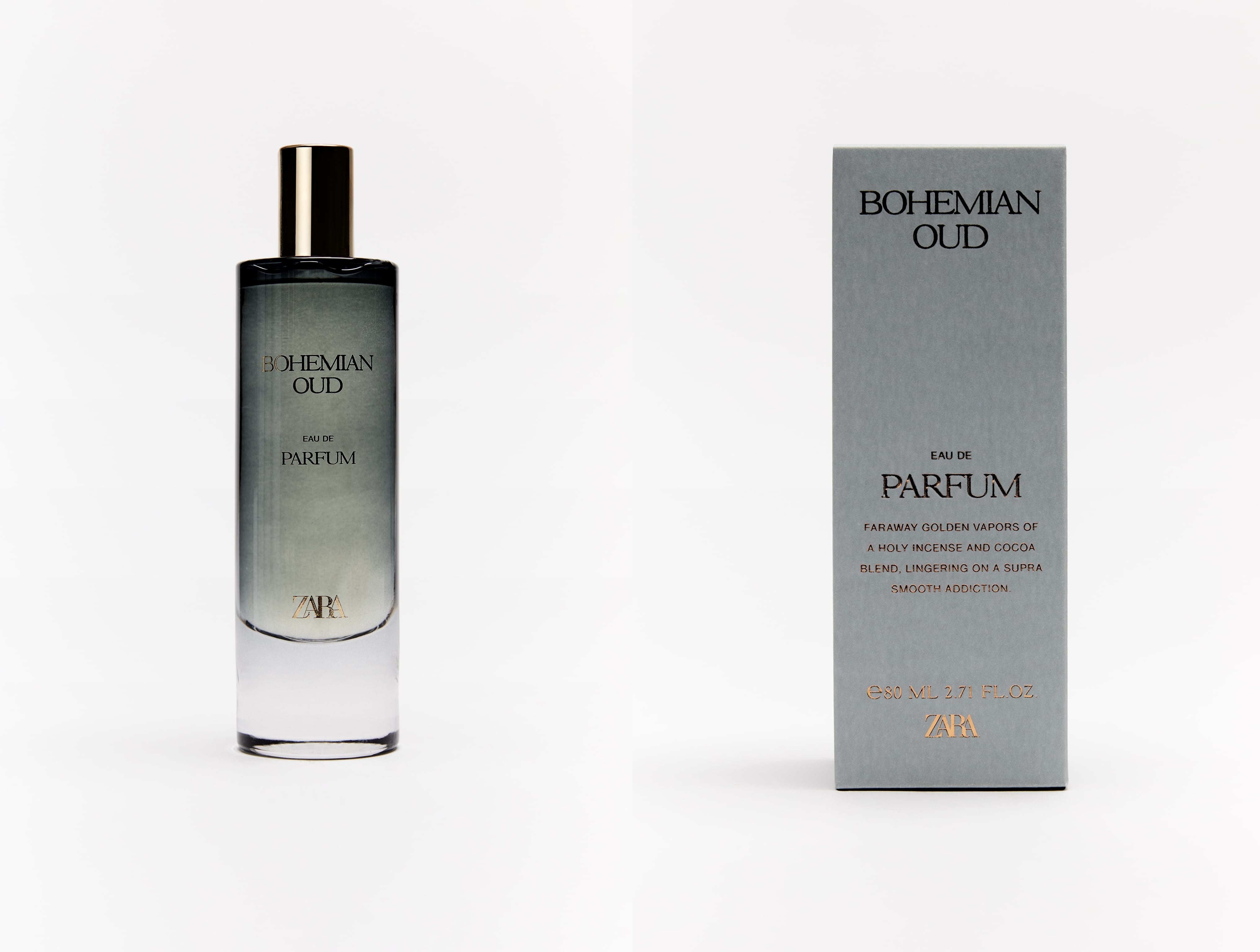 perfume zara oud bohemian