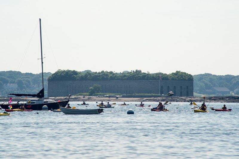 Peaks to Portland Swim in Portland, Maine. Photo by Corey Templeton.