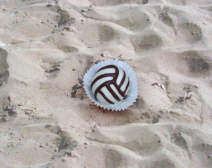 Birthday Cake Pops on One Sweet Gal  Volleyball Cake Balls