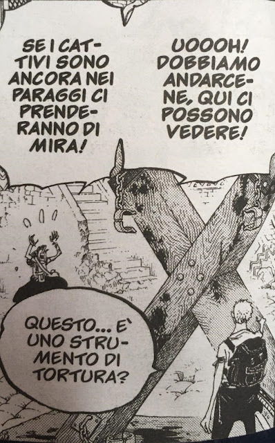 The cross as torture device (from "One Piece")