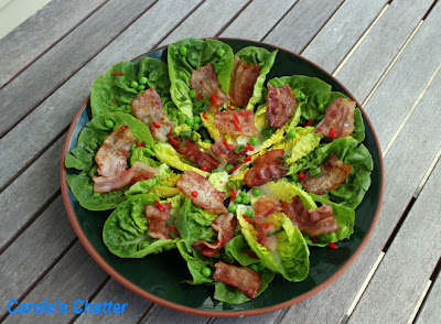 Pea bacon & cos salad by Carole's Chatter