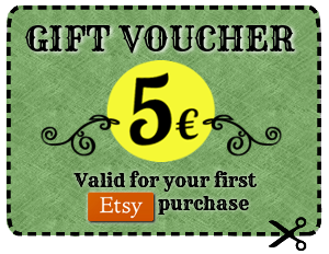 5€ gift voucher for your first Etsy purchase