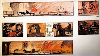 Parte del story board de GWTW