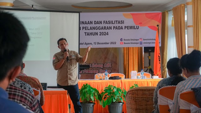 Jelang Pemilu Tahun 2024, Bawaslu Kabupaten Simalungun Melaksanakan Kegiatan Pembinaan dan Fasilitasi Penanganan Pelanggaran