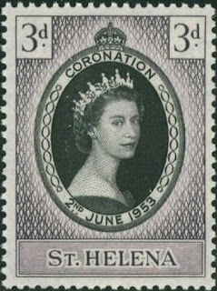 St Helena 1953 Coronation of Queen Elizabeth II.