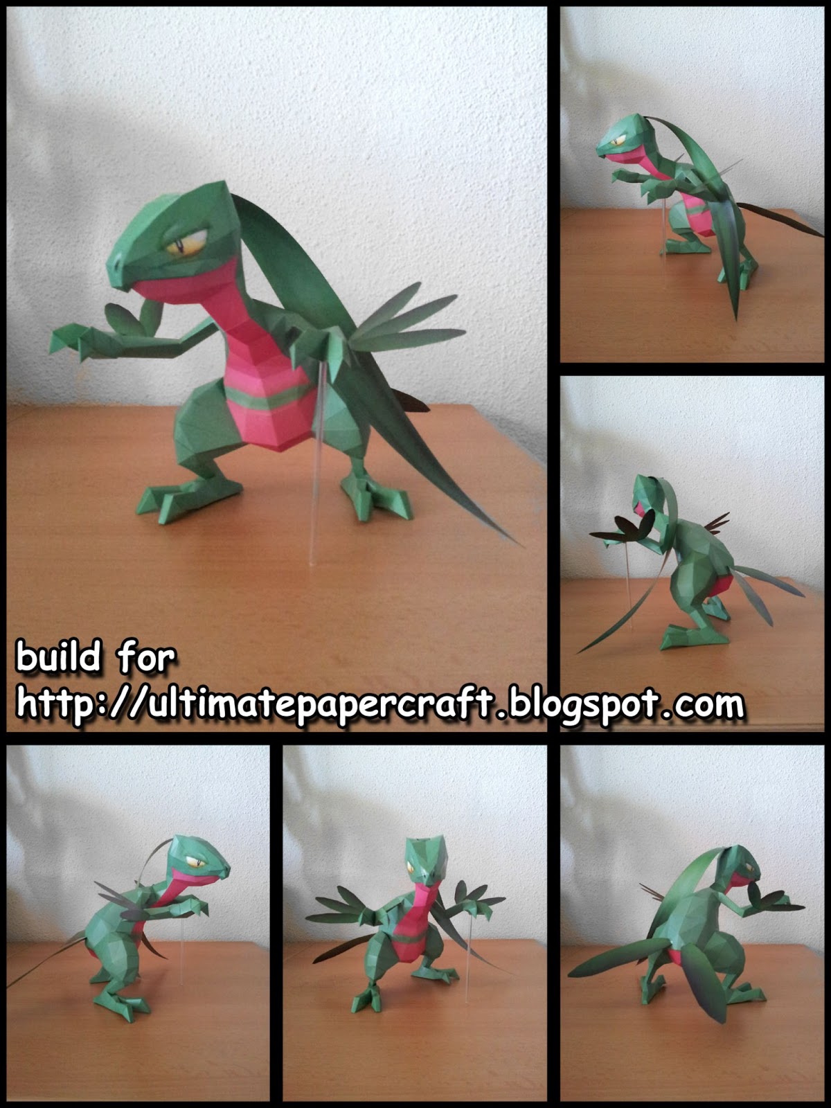 Pokemon Grovyle Papercraft