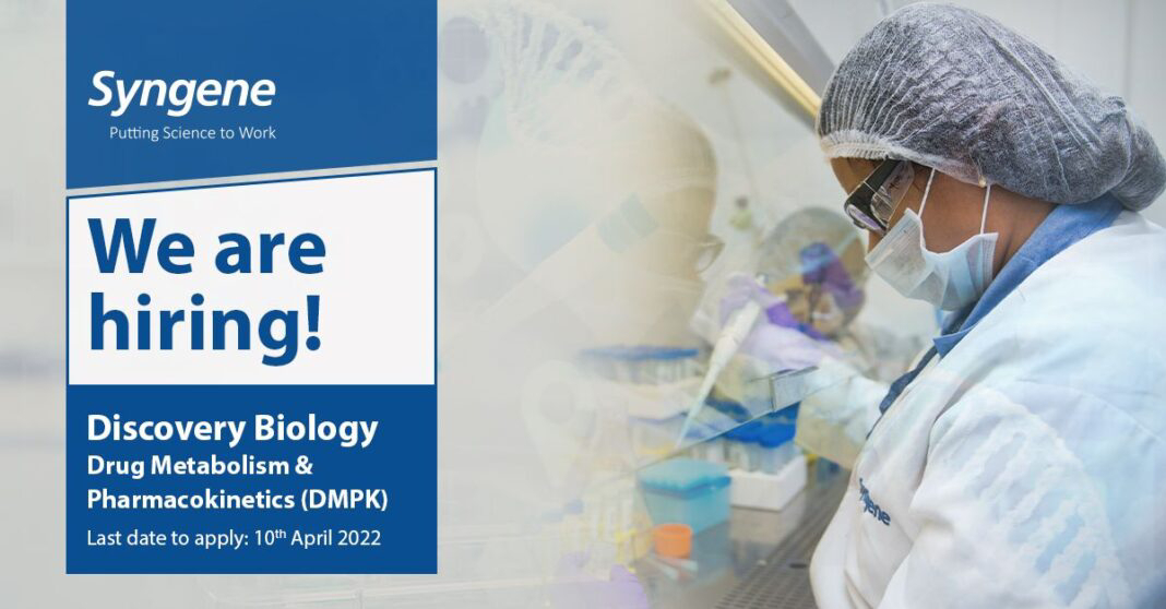 Job Availables,Syngene International Limited Job Vacancy For   Discovery Biology