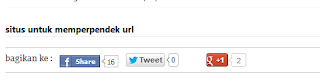 Cara Memasang Tombol Share Diatas Posting Blog