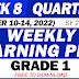 GRADE 1 WLP (Q1: WEEK 8) October 10-14, 2022 FREE DOWNLOAD