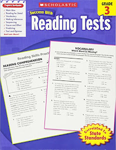 Scholastic Success With Reading Tests: Grade 3 Workbook