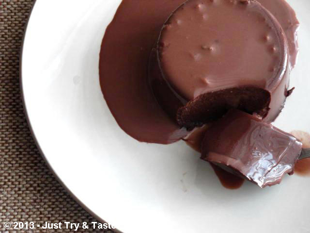  Puding  Coklat  dengan Double Cream Just Try Taste