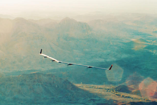 Facebook's Massive Solar-Powered Drone Takes Its First Flight