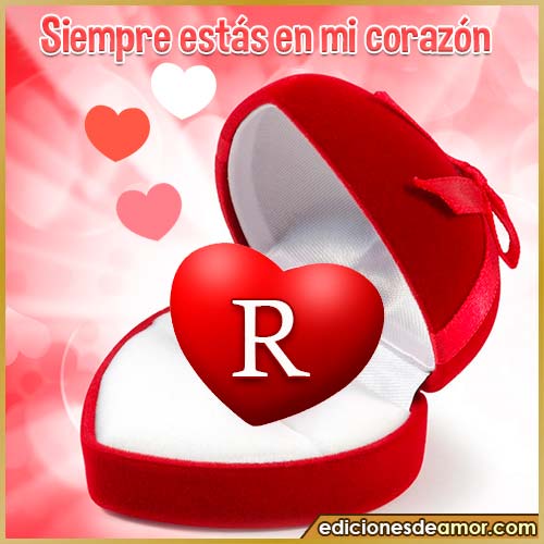 corazón con frases R