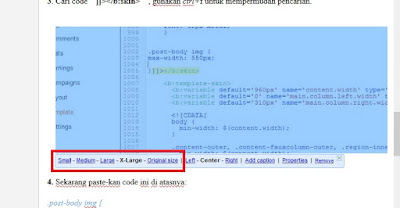 Cara Mudah Merubah Ukuran Gambar Pada Blog Secara Otomatis - Resize Image
