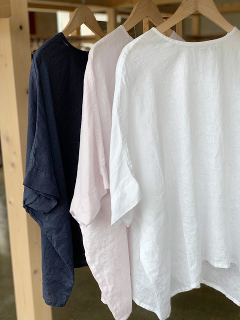 pas de calais【パドカレ】フレンチリネン ブラウス◆八十八/丸亀香川県・eighty88eight/新居浜愛媛県エイティエイト